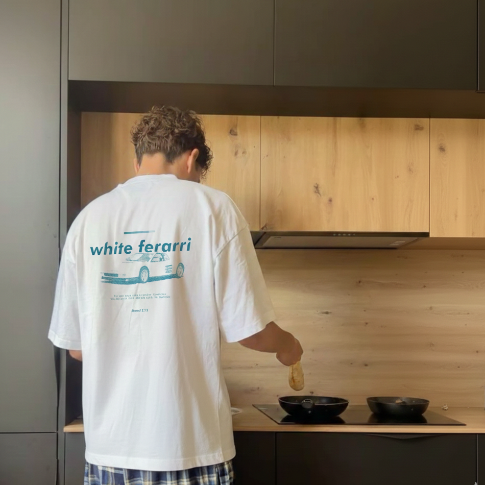 "White Ferrari" Hiddn Tee