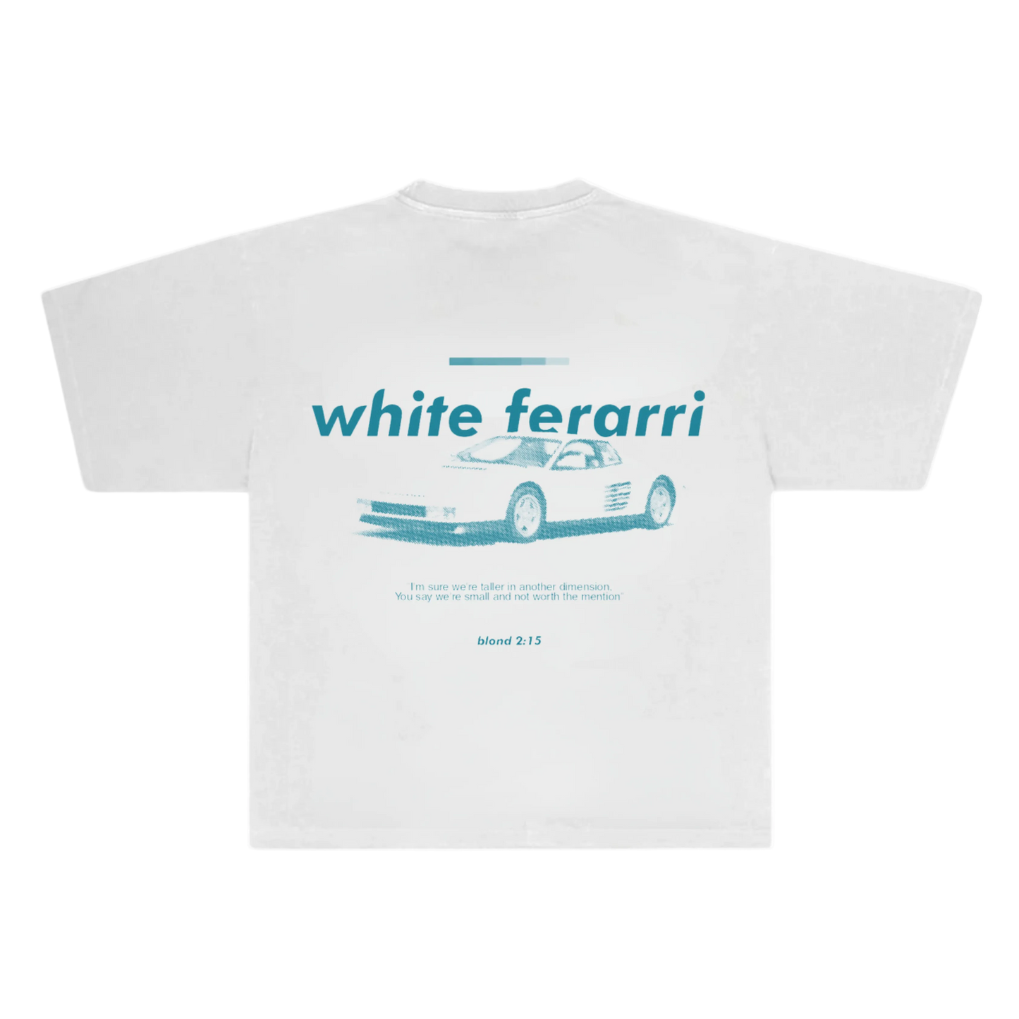 "White Ferrari" Hiddn Tee