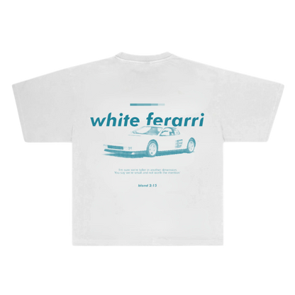 "White Ferrari" Hiddn Tee
