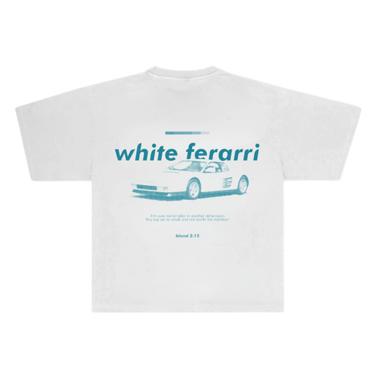 "White Ferrari" Hiddn Tee