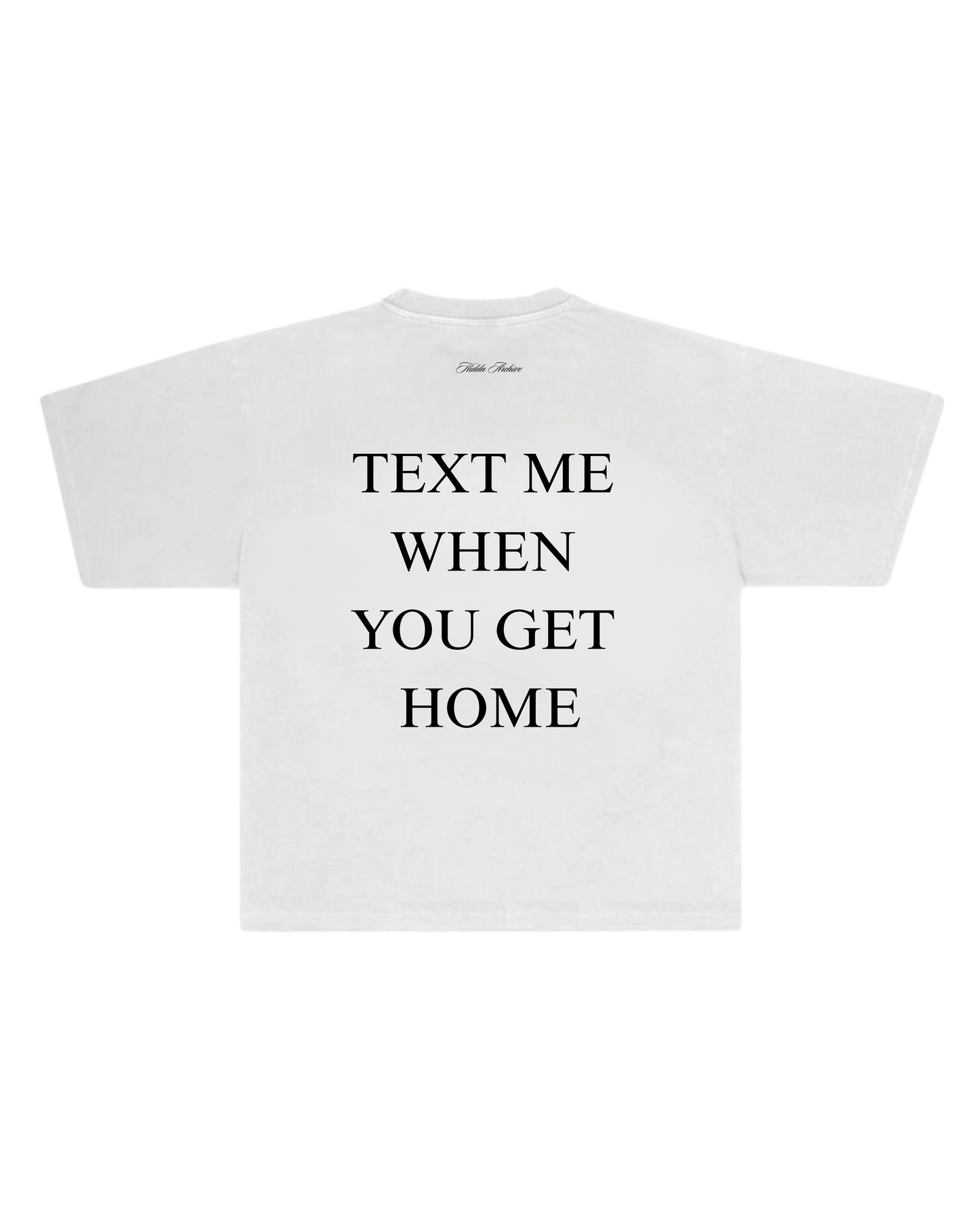 “Text me” Hiddn tees