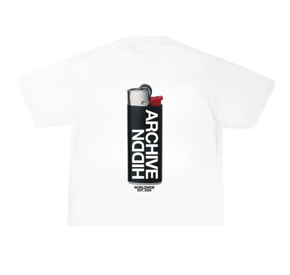 Hiddn Lighter Graphic Oversized Tee