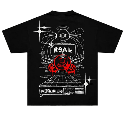 “Real” Graphic Vintage Wash Tee