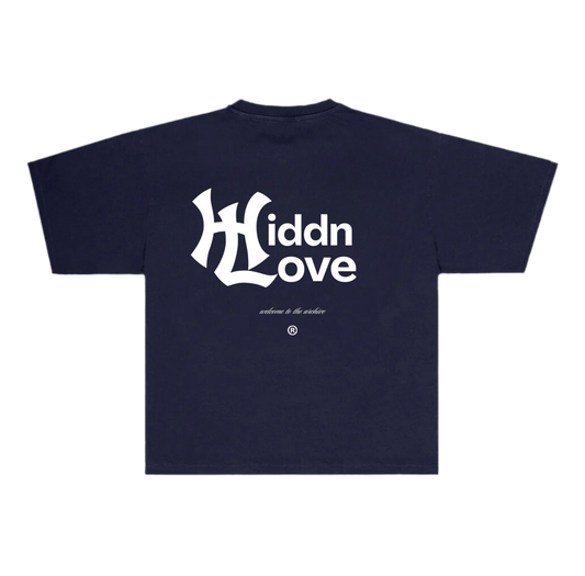 Yankees “Hiddn Love” Blue Tee