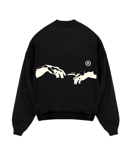 Hiddn Classic Black Sweatshirt.
