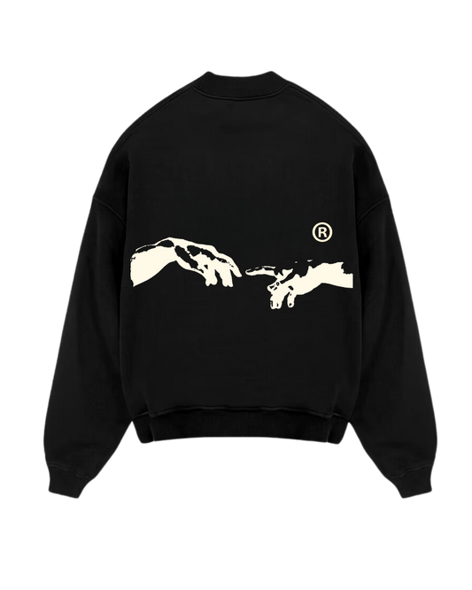 Hiddn Classic Black Sweatshirt.