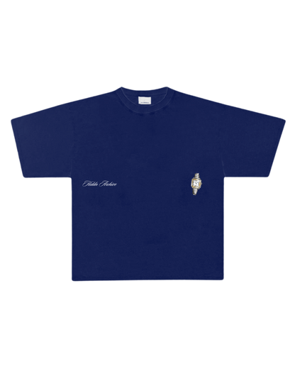 Hiddn “Lost Time” Blue Graphic Tee