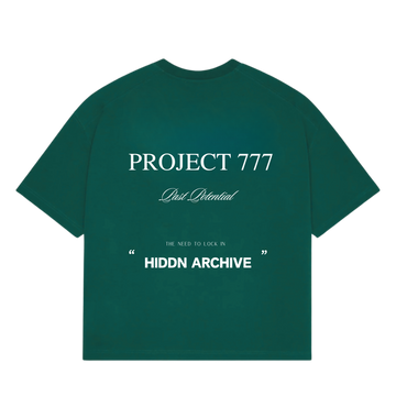 “Project 777” Tee Emerald Green