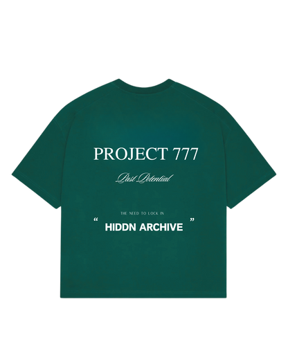 “Project 777” Tee Emerald Green