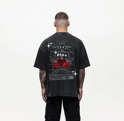 “Real” Graphic Vintage Wash Tee