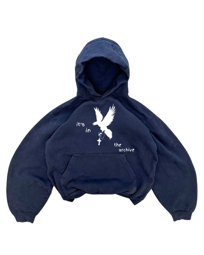 Boxy Vintage Wings Heavy hoodie