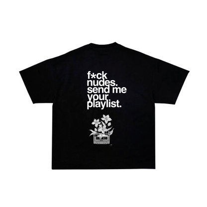 “Send me your playlist” Hiddn Archive Tee