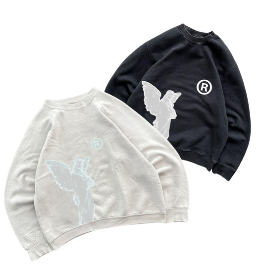 Hiddn Angel Oversized Luxury Crew Neck