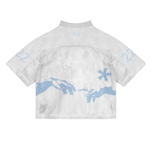Hiddn Archive Cropped Varsity Jersey
