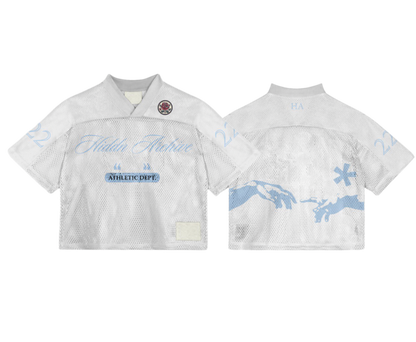 Hiddn Archive Cropped Varsity Jersey