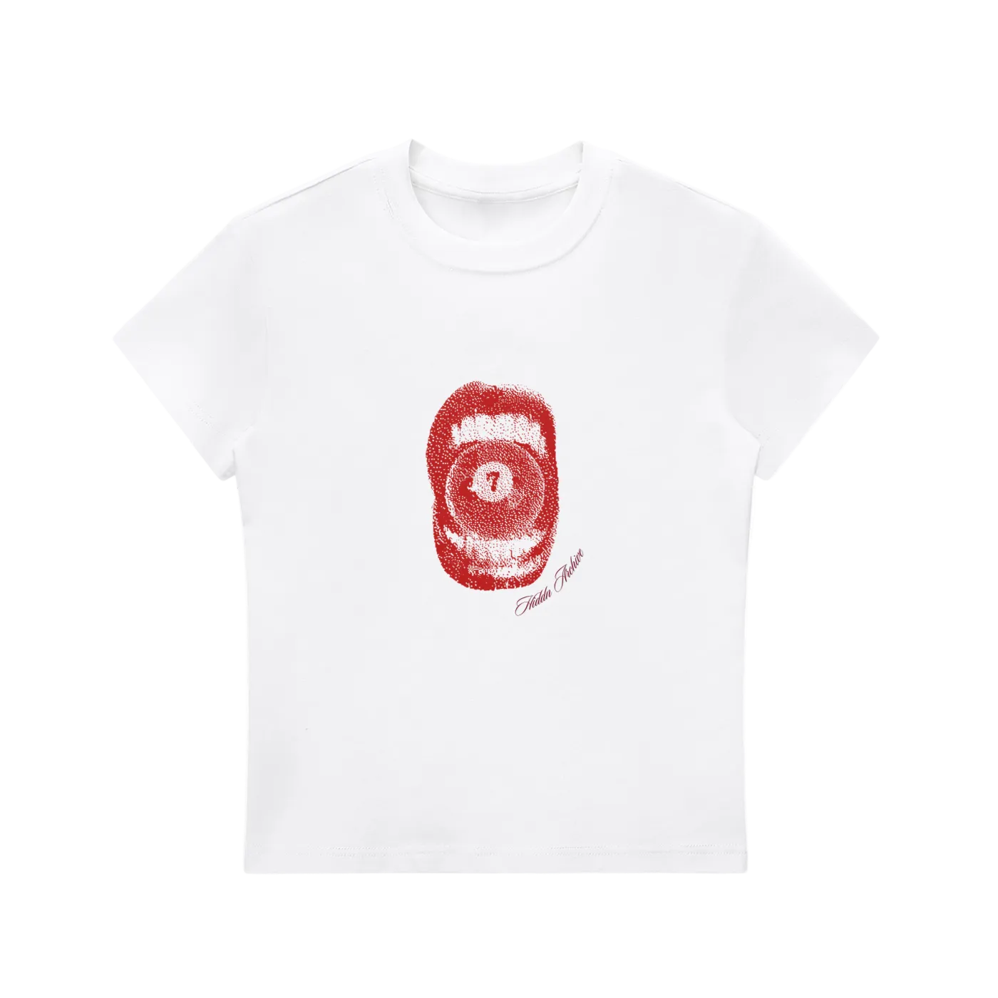 “Red Luck” Hiddn Baby Tee