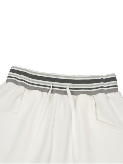 Hiddn Striped Waist Wide Leg Pants