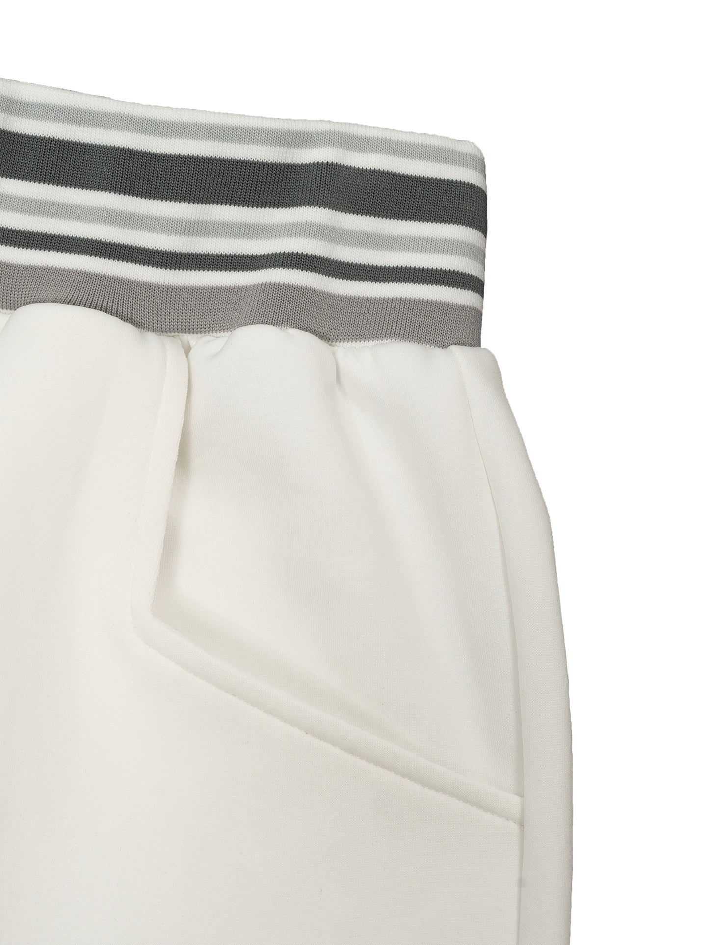Hiddn Striped Waist Wide Leg Pants