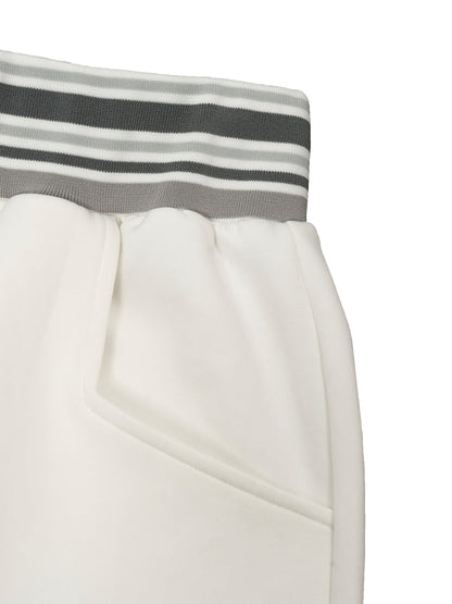Hiddn Striped Waist Wide Leg Pants